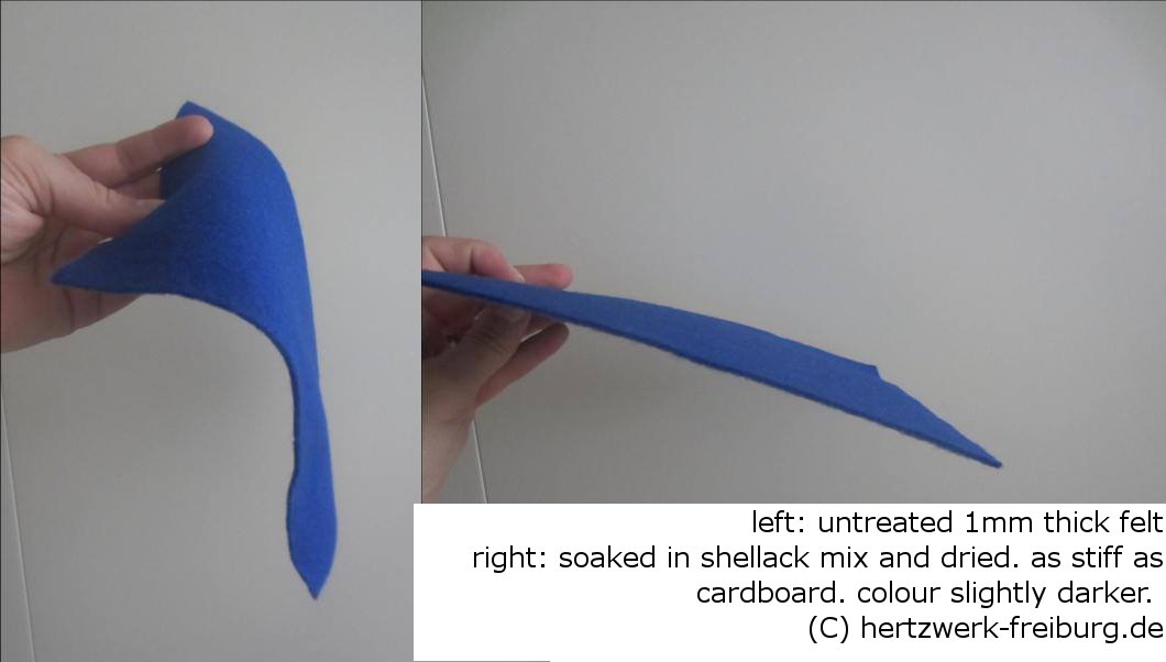 Hertzwerk Freiburg The felt stiffener problem and its solution an