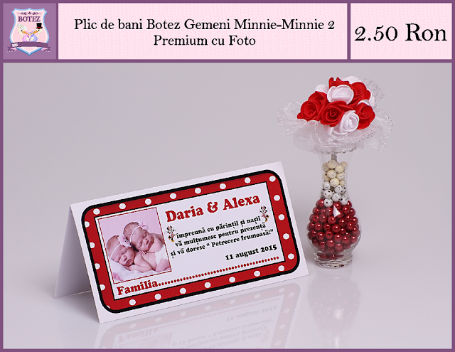 produse asortate botez gemeni fata-fata Minnie 2