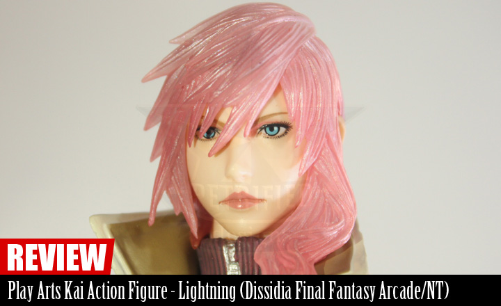 Authentic Play Arts DISSIDIA FINAL FANTASY LIGHTNING Action Figure Senza Scatola