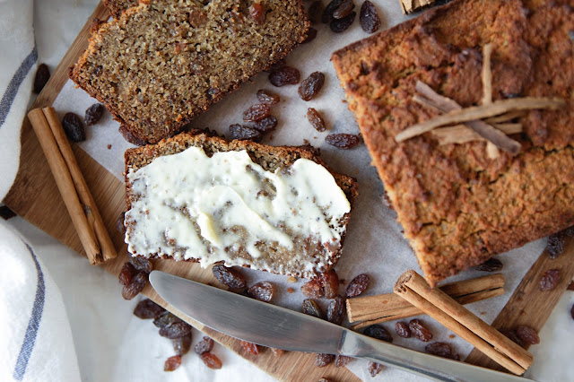 Raisin Bread (Dairy Free, Nut Free and Grain Free)