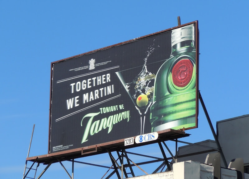 Tanqueray Together we martini billboard