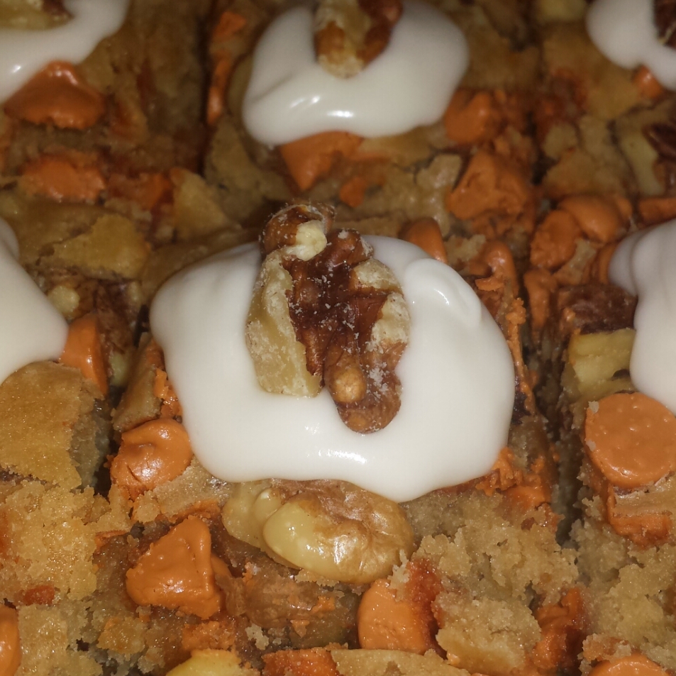 Rebecca's Amazing Creations Walnut Butterscotch Bars