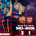 FCB defeats Arsenal 3-1