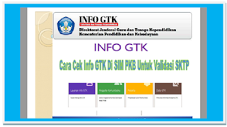 Cara Cek Info GTK Di SIM PKB Untuk Penerbitan SKTP