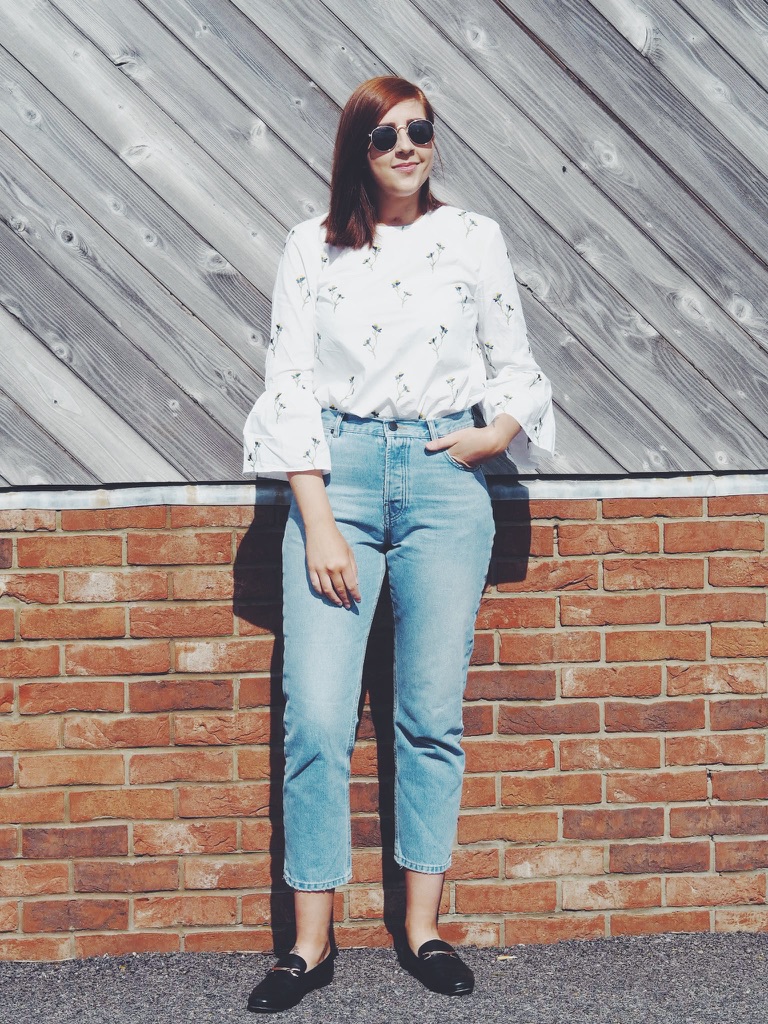 fbloggers, fashionbloggers, ootd, outfitoftheday, lotd, lookoftheday, wiw, whatimwearing, asseenonme, asos, floralshirt, blackloafers, primarksunglasses, springfashion, summerfashion