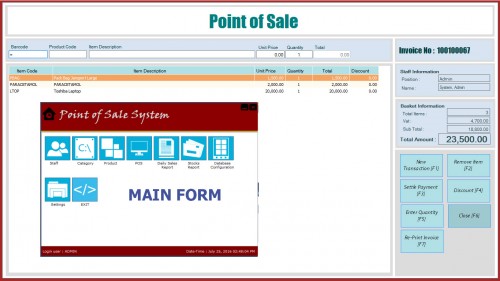 point of sale system thesis