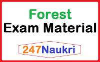 Gujarat Forest Exam Material