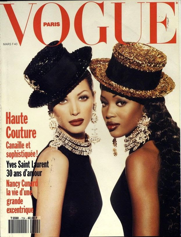 naomi campbell first vogue cover