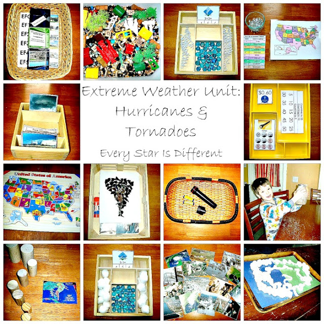 Extreme Weather Conditions Unit: Hurricanes and Tornadoes for Kids with Free Printables