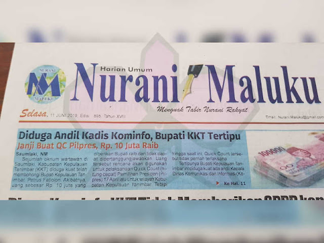 Simon Lolunlun Nilai Konstantinus Ete Salahgunakan Nurani Maluku Simon Lolunlun Nilai Konstantinus Ete Salahgunakan Nurani Maluku