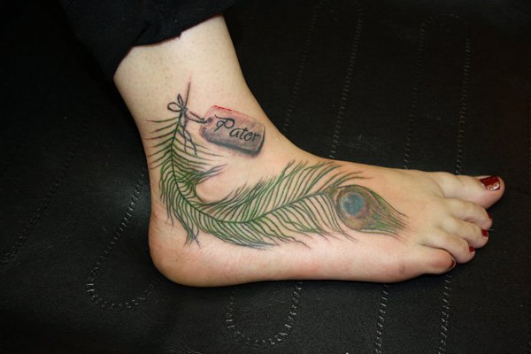 Tatuagens de pavão Tatuagens de pavão