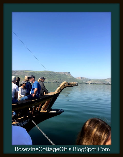Sea of Galilee on 1st Century replica fishing boats