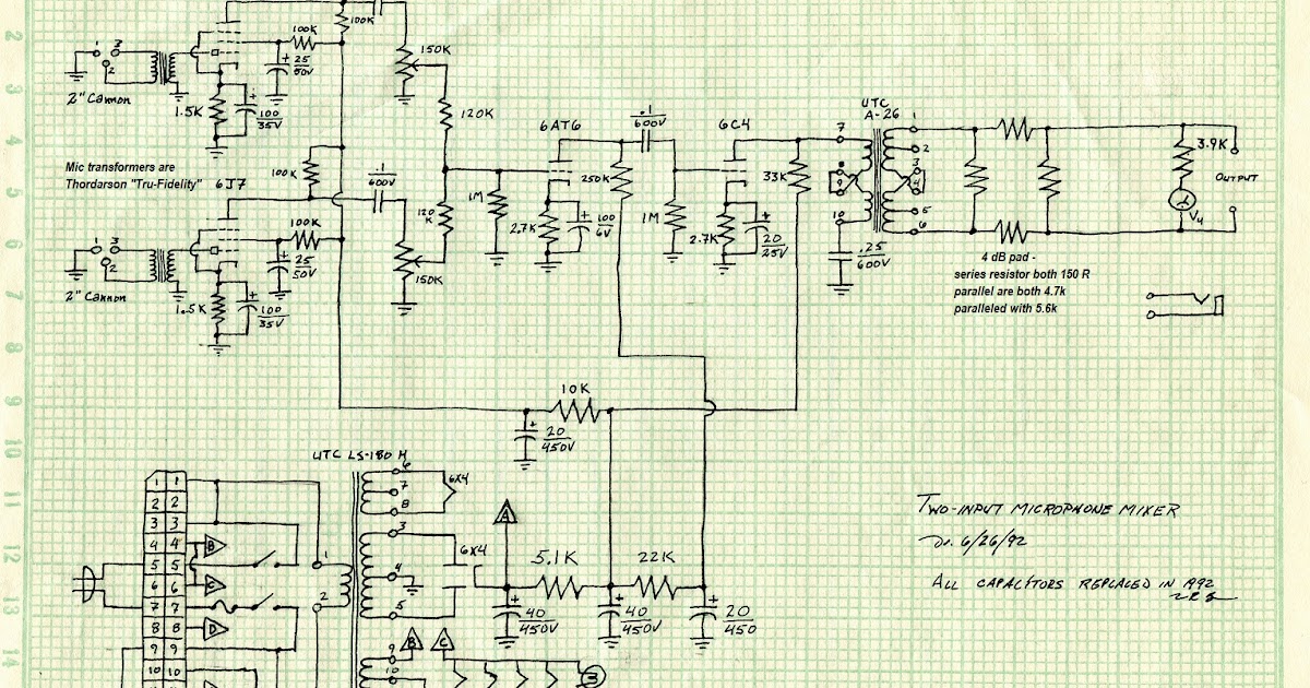 Retrotechnologist: TUBE-TYPE MIC MIXER