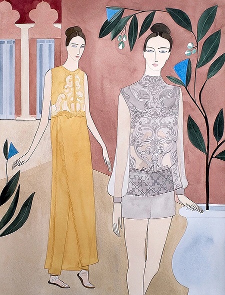 por Kelly Beeman | ilustraciones femeninas bonitas | arte y dibujo, fashion illustrations, a r t | iconoCero watercolor drawings by female artist Kelly Beeman | imagenes lindas de arte