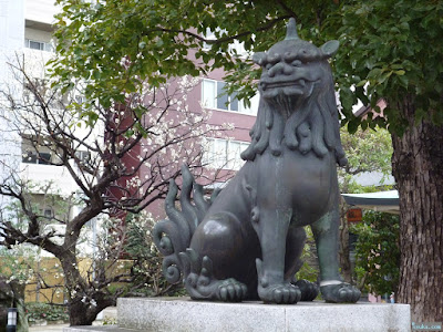 御霊神社狛犬 御霊神社狛犬