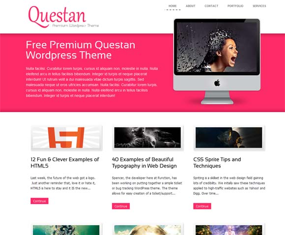 Questan Wordpress Theme