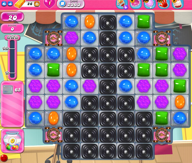 Candy Crush Saga level 2363 Candy Crush Saga level 2363