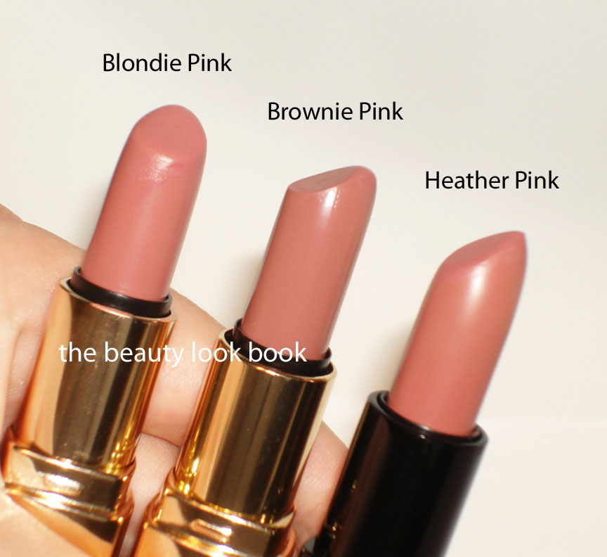 Bobbi Brown Blondie Pink Brownie Pink And Heather Pink Lipsticks The 