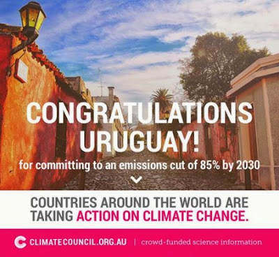 Uruguay commits to reducing emissions by 85% by 2030