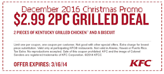 Kfc coupons for december 2016 Kfc coupons for december 2016