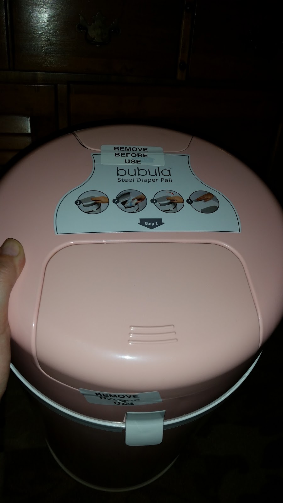 For the Nursery Bubula Diaper Pail Review Mommy's Block Party