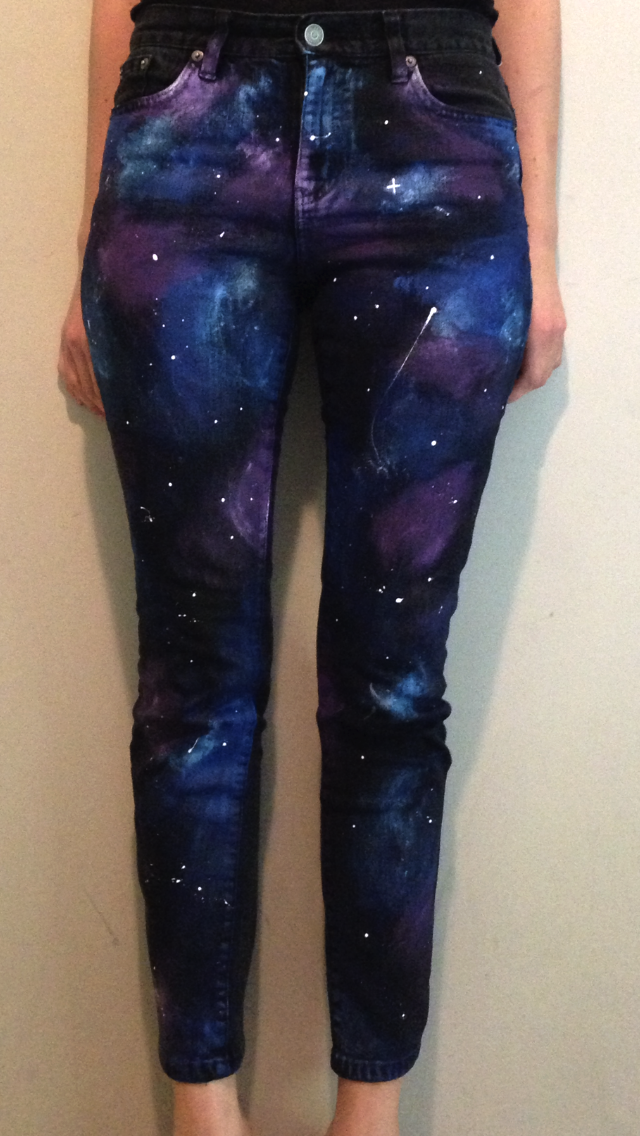 Prudence and Austere: Welcome to My Galaxy (DIY Galaxy Pants)