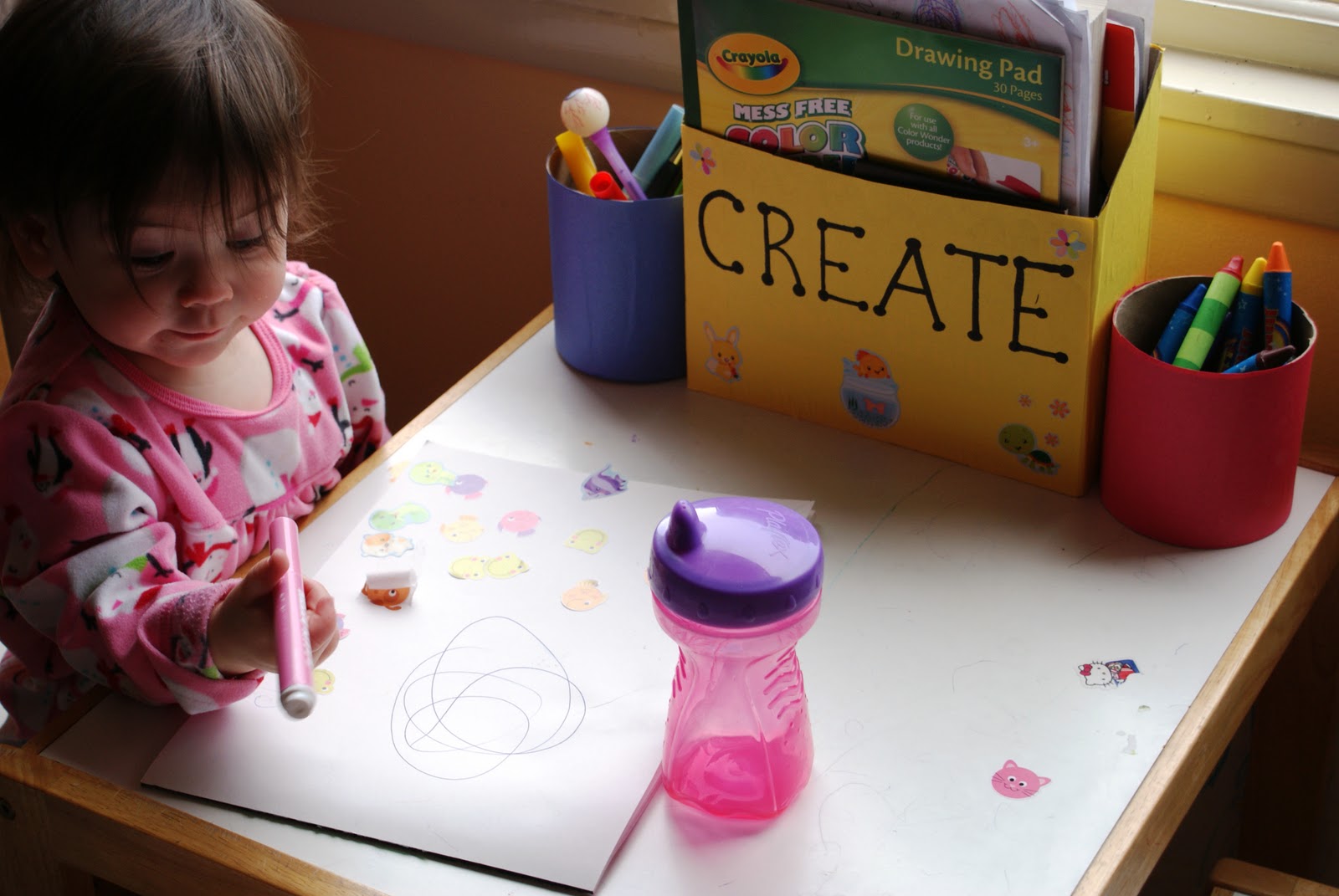 The Better Nester DIY Kid's Art Organizer