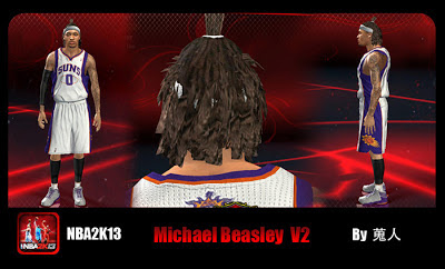 NBA 2K13 Michael Beasley New Hairstyle Mod
