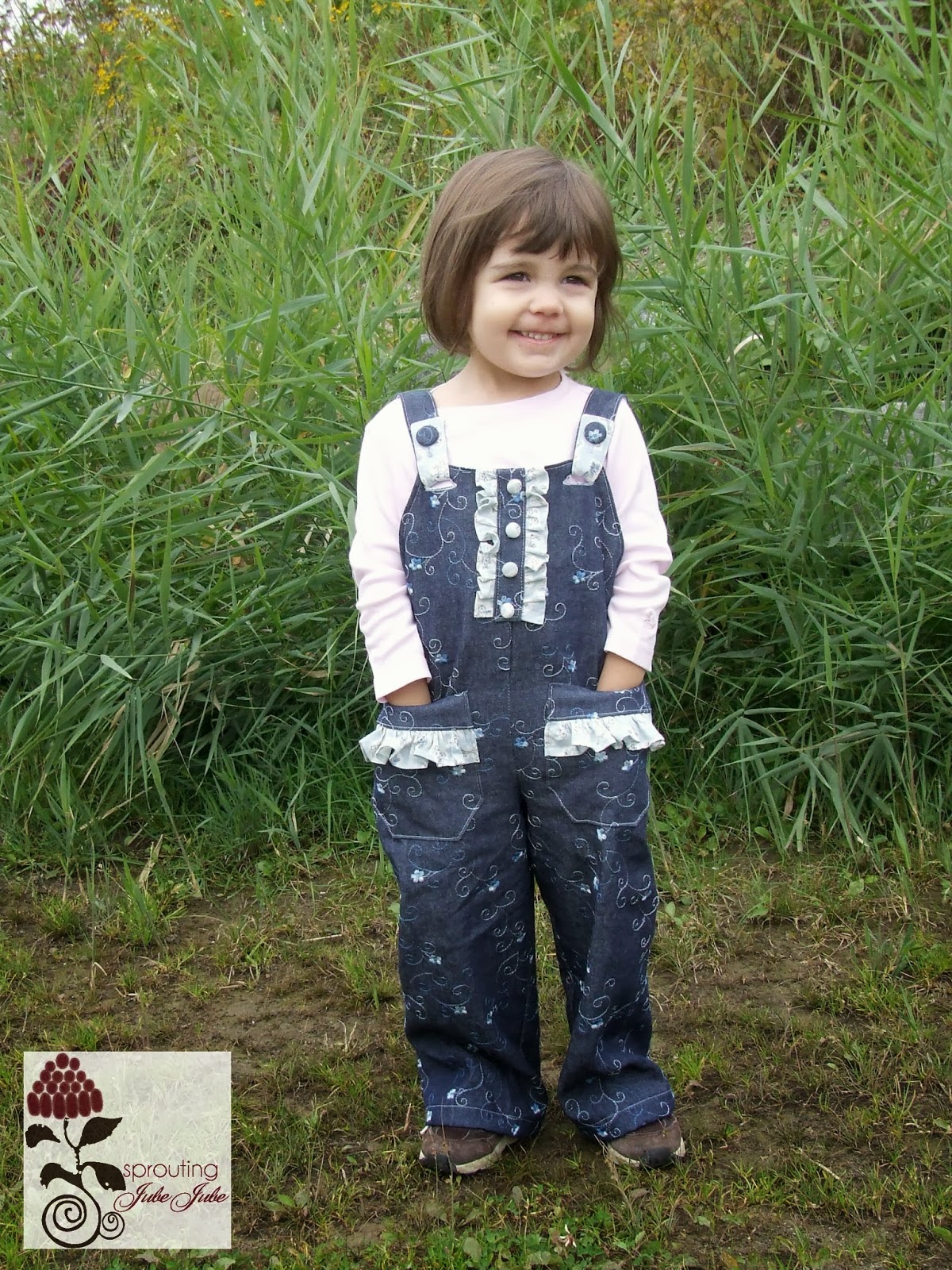 Sprouting JubeJube: Georgie Girl Coveralls by Ruby Jean's Closet