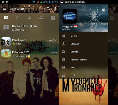 BBM My Chemical Romance (BBM MCR) v3.0.1.25 MOD Apk Terbaru Gratis BBM My Chemical Romance (BBM MCR) v3.0.1.25 MOD Apk Terbaru Gratis