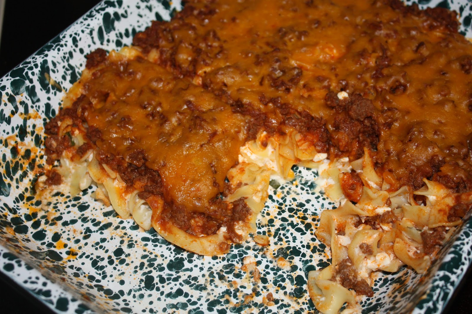 Cheese with Noodles Sour Cream Noodle Bake