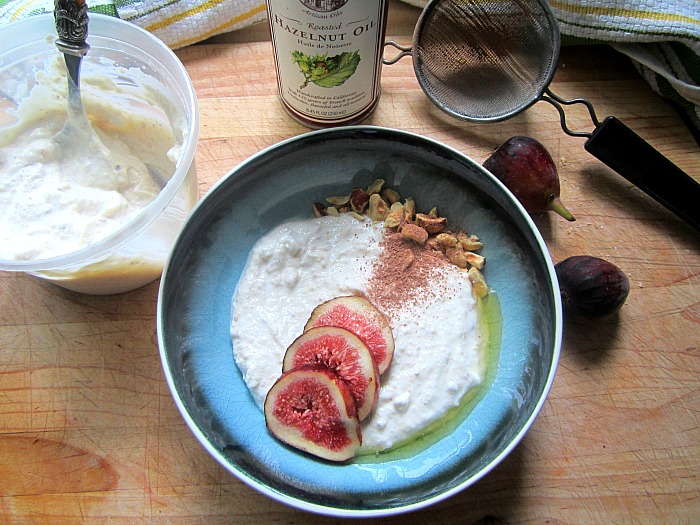 Hazelnut Yogurt w/ Figs