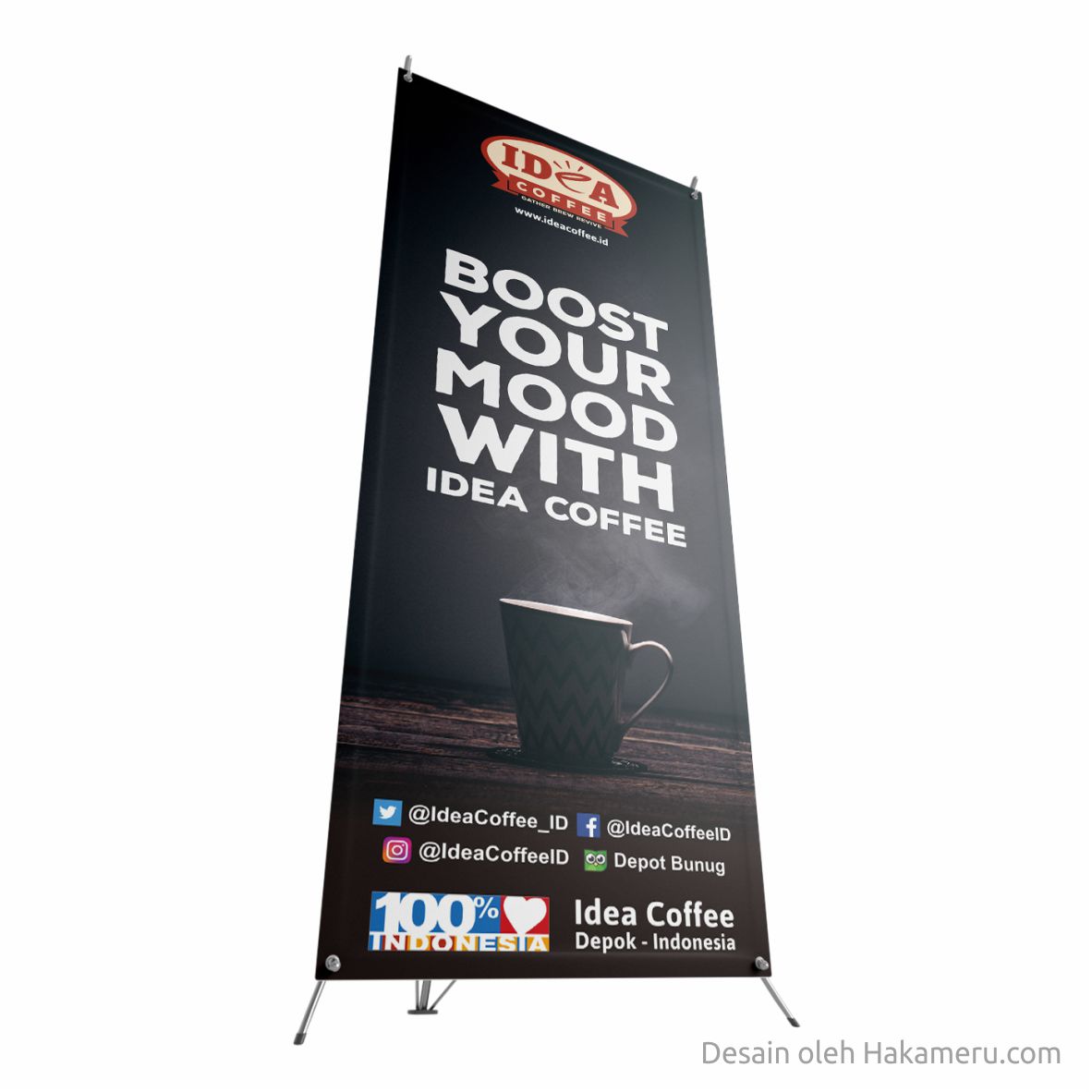 Desain X-Banner Untuk Idea Coffee | Jasa Desain Grafis ...