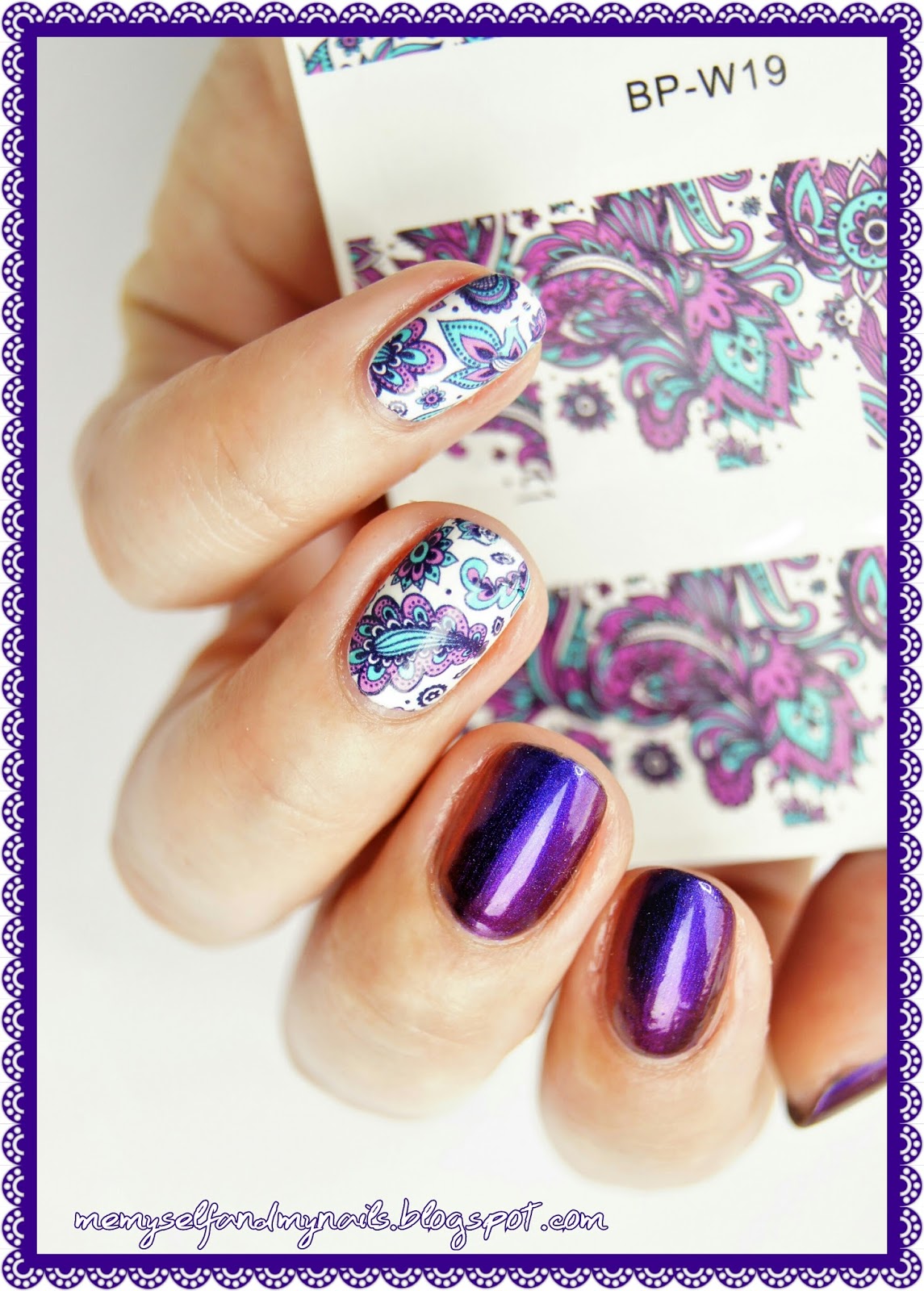 me, myself and my nails In bloom EVO NAILS 217 "cherry amethist"