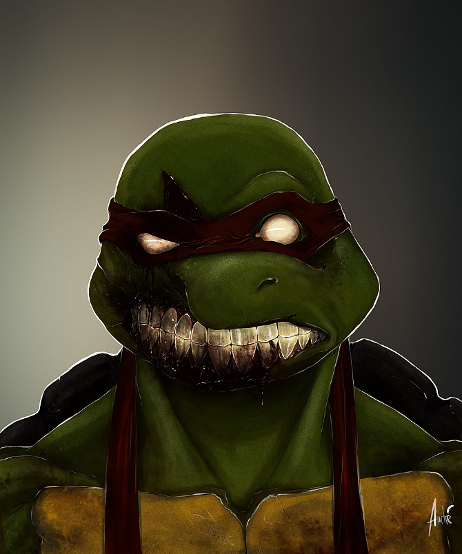 mutant ninja turtle zombie