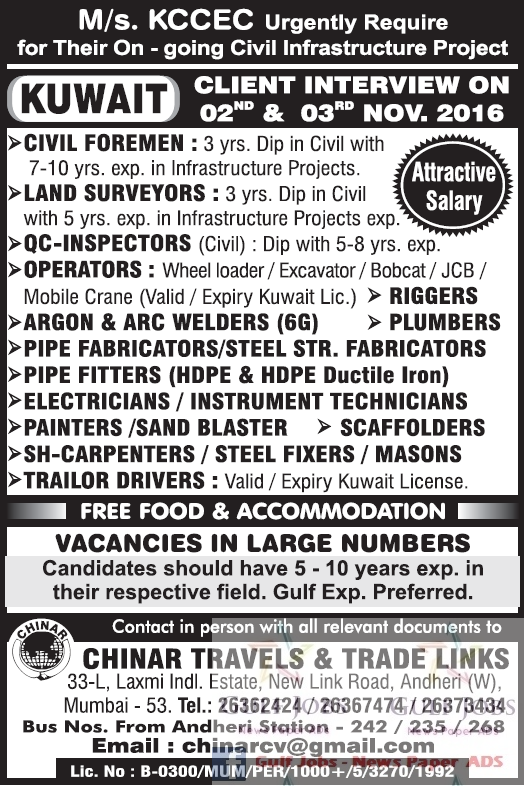 Attractive salary jobs for Bahrain