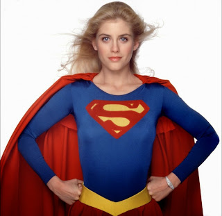 Helen Slater as Supergirl in a promo shot for the 1984 film.