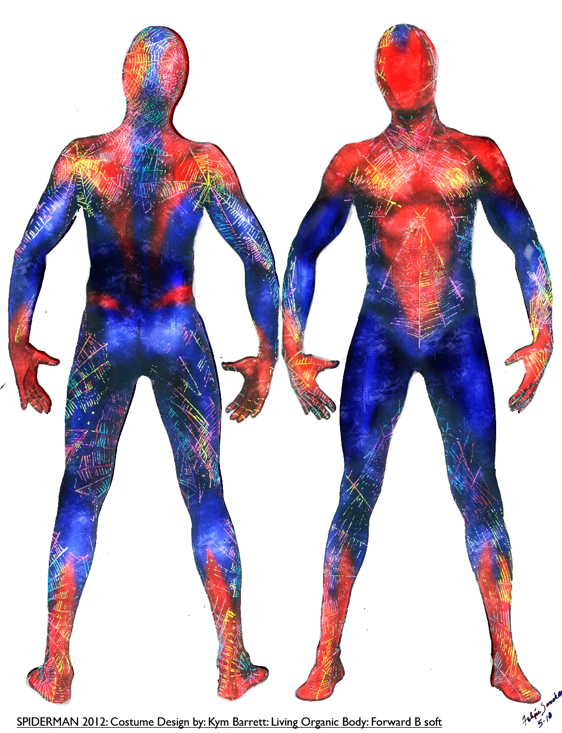 Film Sketchr: Felipe Sanchez' Never Before Seen 'The Amazing Spider-Man' Costume Designs
