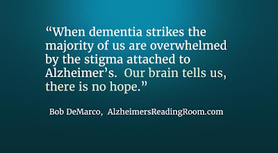 Alzheimer's Care, I Had to Remind Myself My Mom Was Deeply Forgetful The stigma of Alzheimer's care and dementia care.