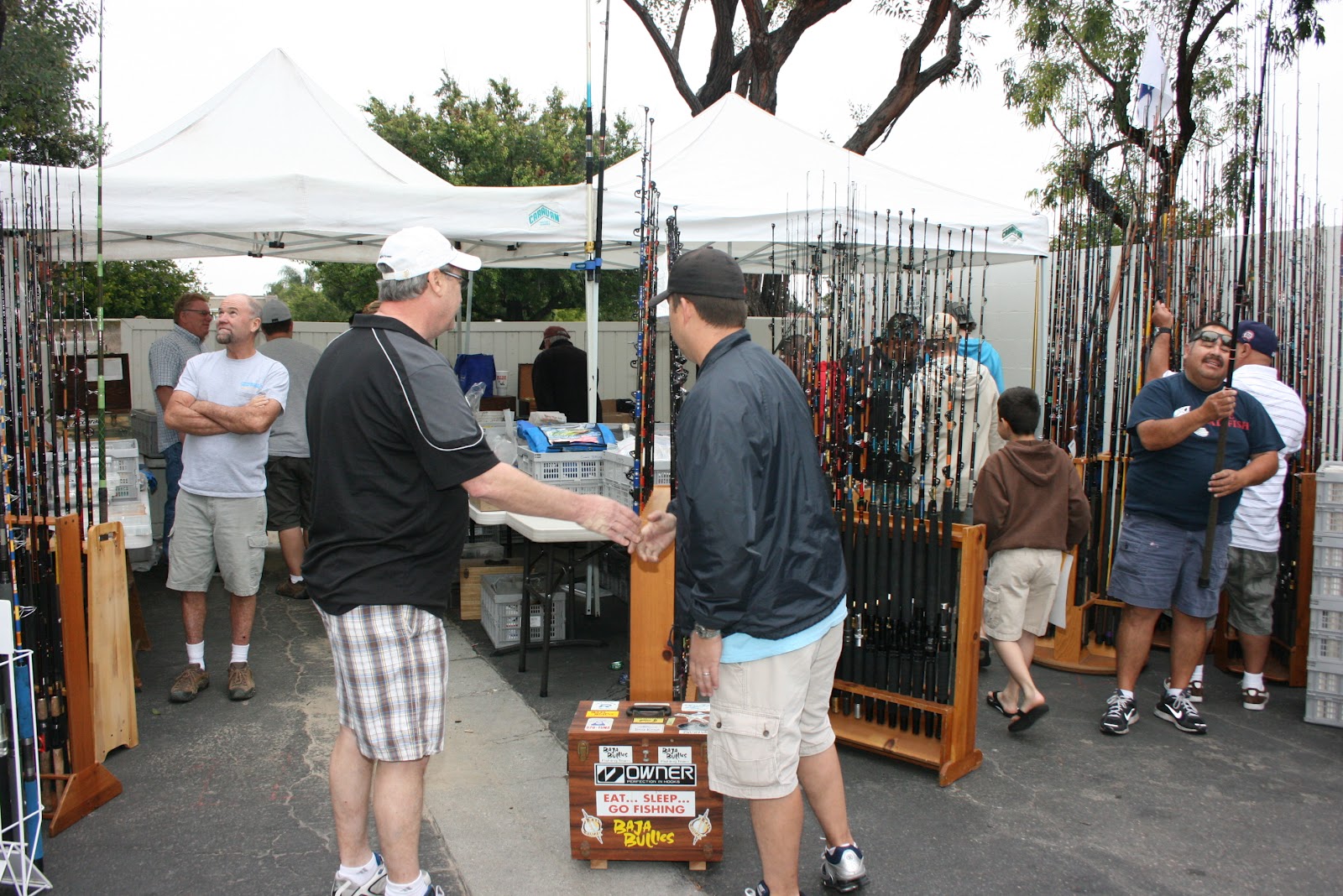 Dan's Journal Report from our fishing tackle swap meet