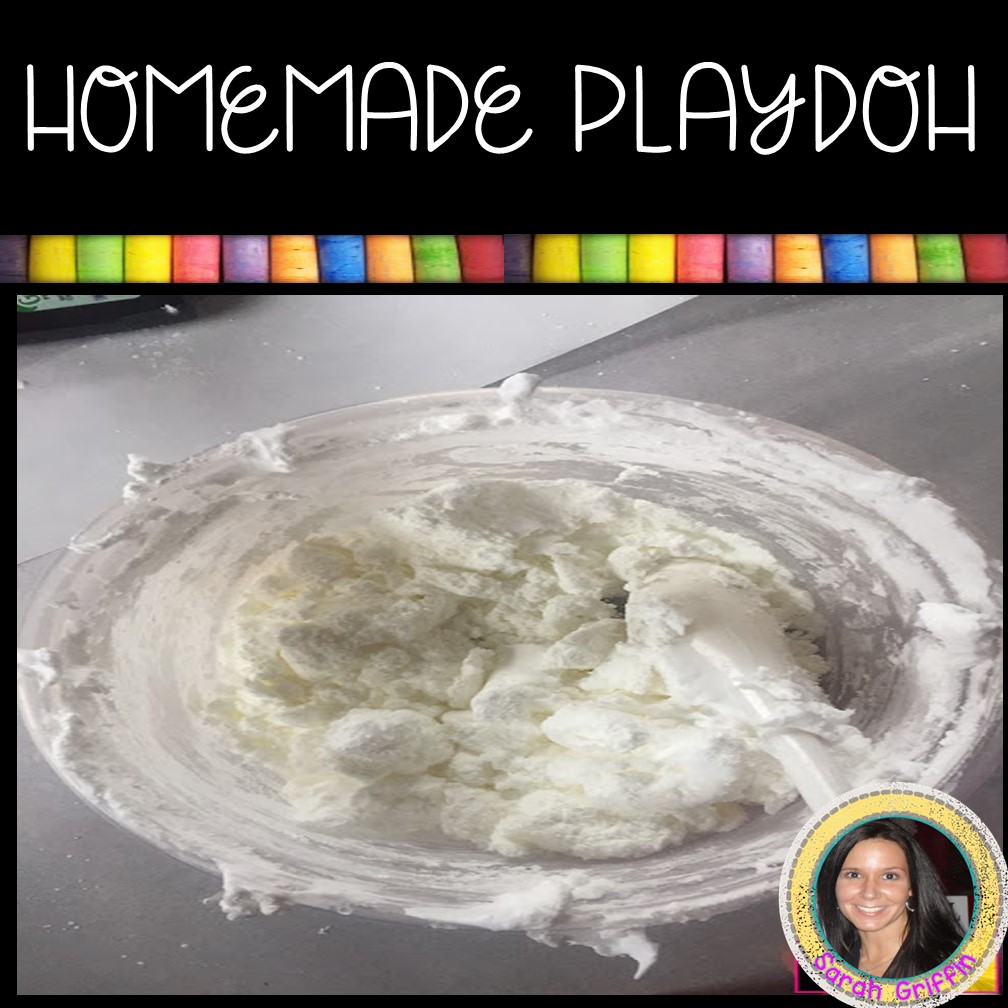 Daughters and Kindergarten Shaving Cream Playdough