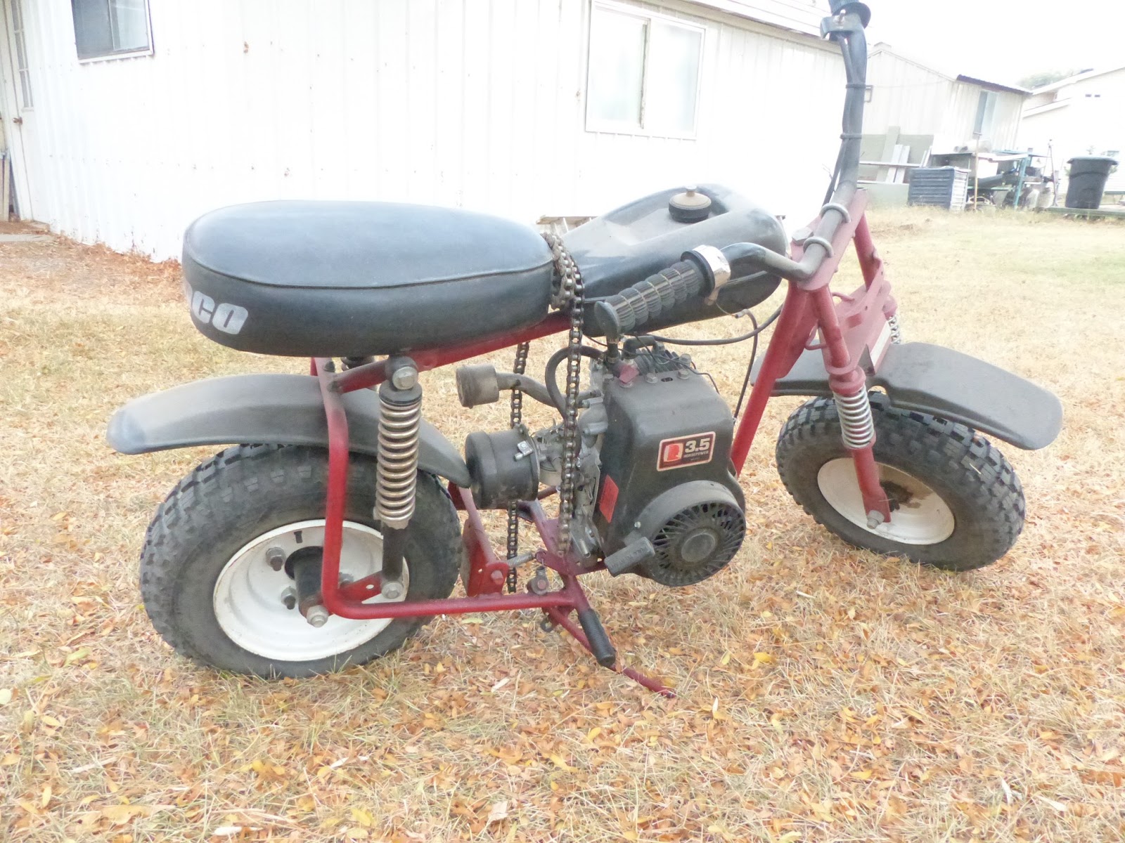 OldMotoDude: Manco mini-bike refurbished
