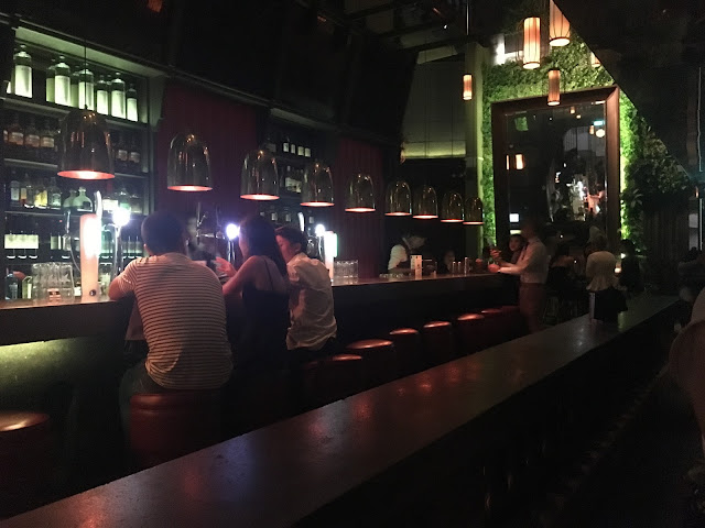 interior of the alley bar