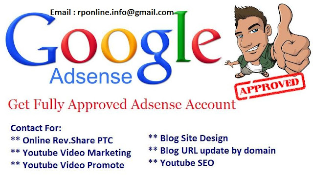  Get Fully Approved Google Adsense Account