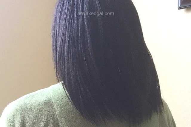 See the results of an overnight deep conditioning during my wash day at 10 weeks post relaxer touch up. | arelaxedgal.com