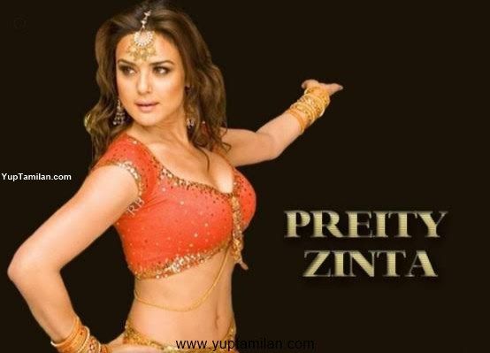 Preity Zinta Sexy Photos in Bikini-Hot Cleavage Show