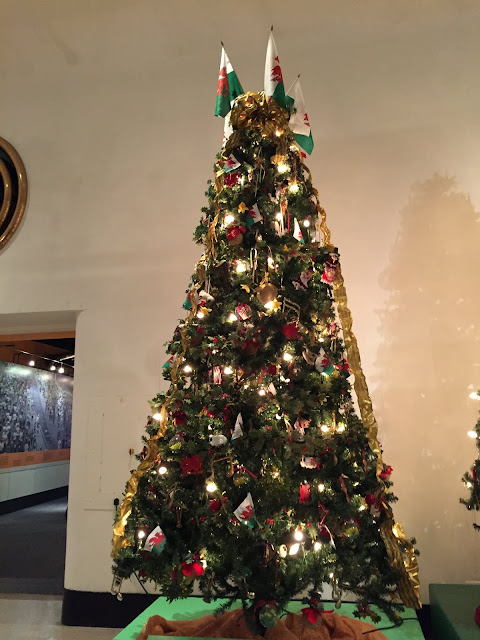Welsh Christmas Tree at the Museum of Science and Industry