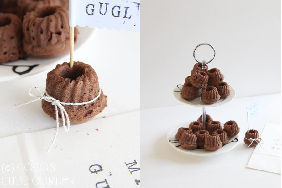 Coco&amp;#39;s Cute Corner: Schoko Mini Gugl - ein kleiner Herbstvorbote