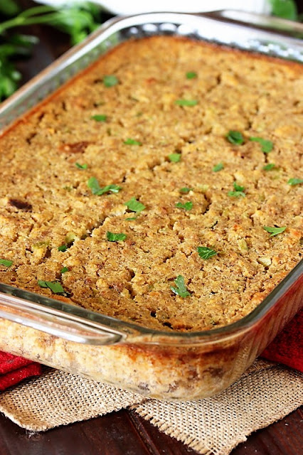 Baked Southern Cornbread Dressing Image