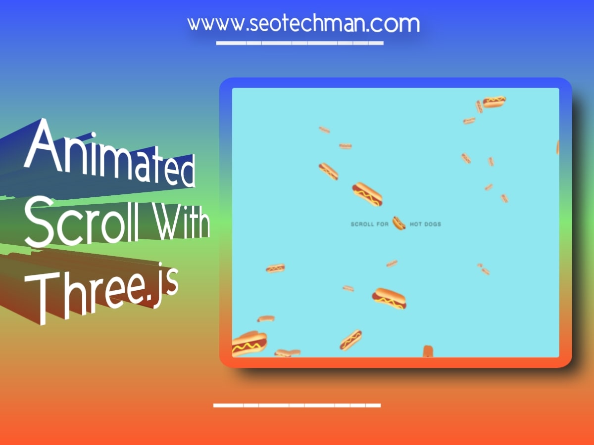 How To Make Animated Effects Scrolling With Three.js Using Css And Javascript